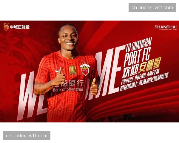 上海海港官宣第六外援：加纳边锋安佩姆以租借形式加盟